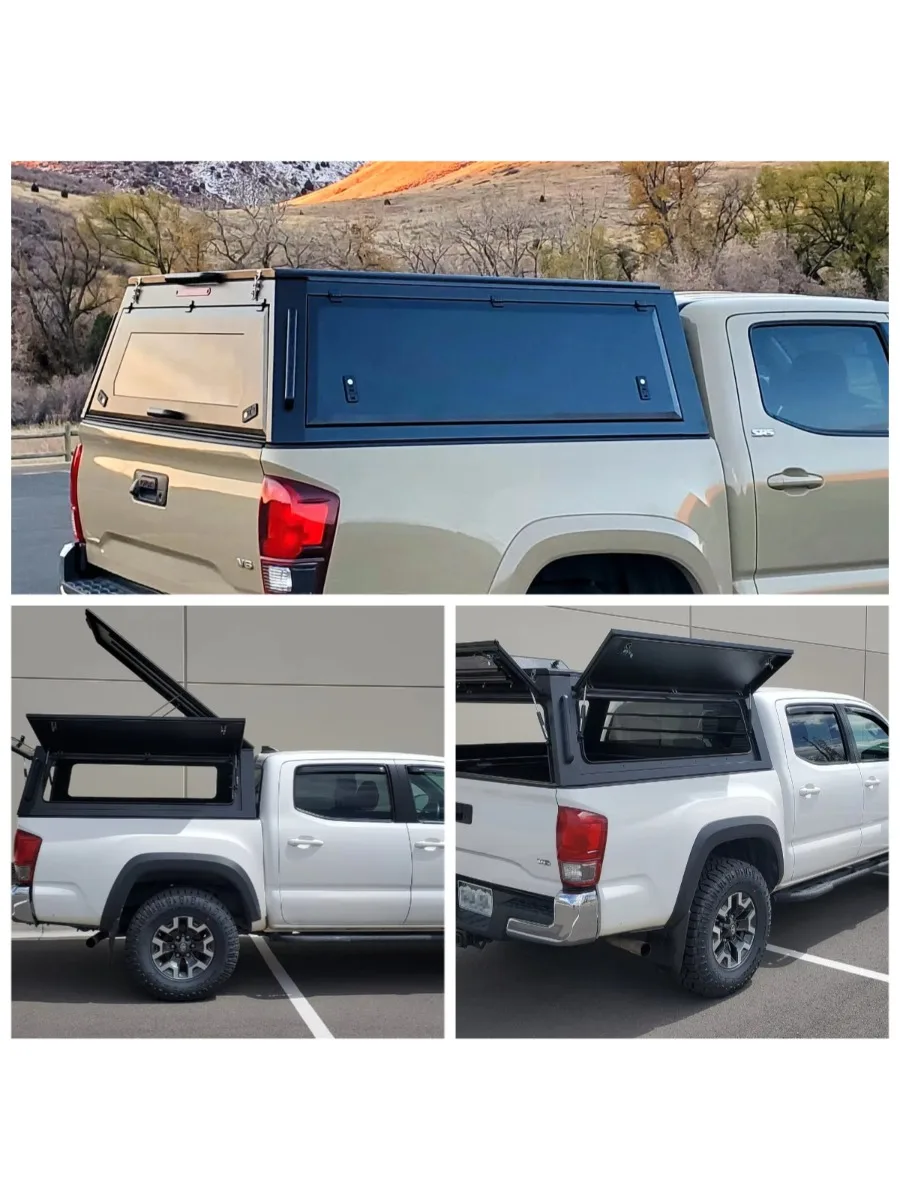 Anti Rain Hard Tri Fold Truck Bed Lid for HILUX RANGER F150 Dustproof Truck Accessories