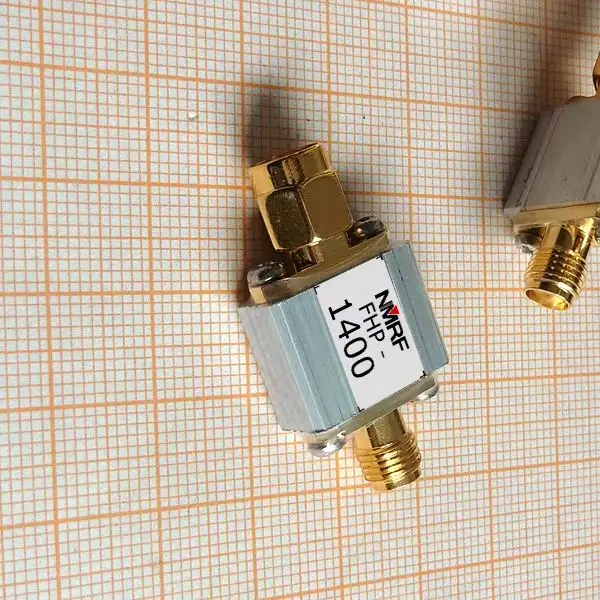 

SMA Interface 1400MHz High Pass Filter RF Coaxial LC Filter Subminiature