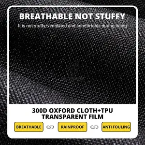 دراجة نارية مقاومة للماء للرجال والنساء ، بدلة رايدر ، معطف واق من المطر للدراجات النارية ، معطف المطر ، سترة ، سروال ، مجموعة مطر راكب الدراجة النارية ، 100٪ أفضل 6 بدلة مطر للدراجات النارية - رقم 3
