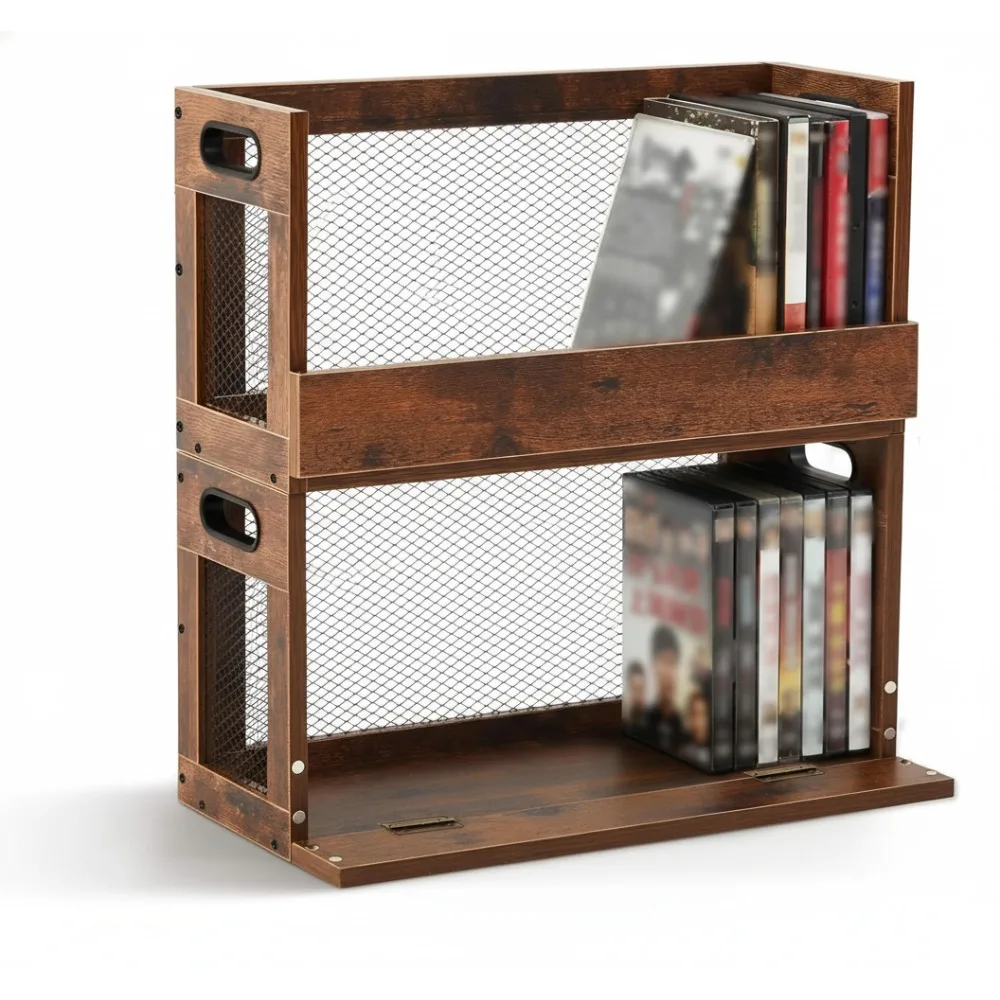 2-Pack Metal & Wood… - image