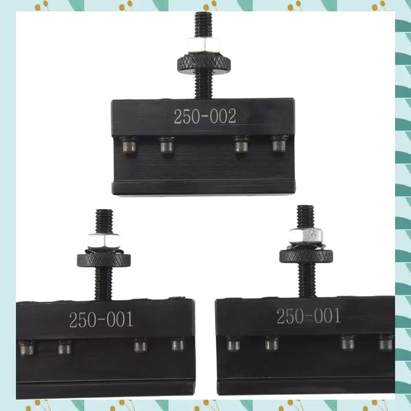 

A71P 3 шт. держатель для быстрой смены инструмента, токарно-сторонняя обработка, отрезное лезвие для токарного станка, 2 шт. 250-001 и 1 шт. 250-002