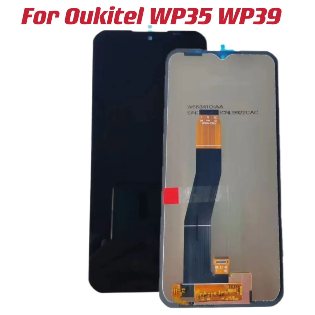 Original For Oukitel WP35 WP39 6.6inch FHD+ Cell Phone LCD Dispaly Digitizer Assembly Glass Panel+Repair Tools