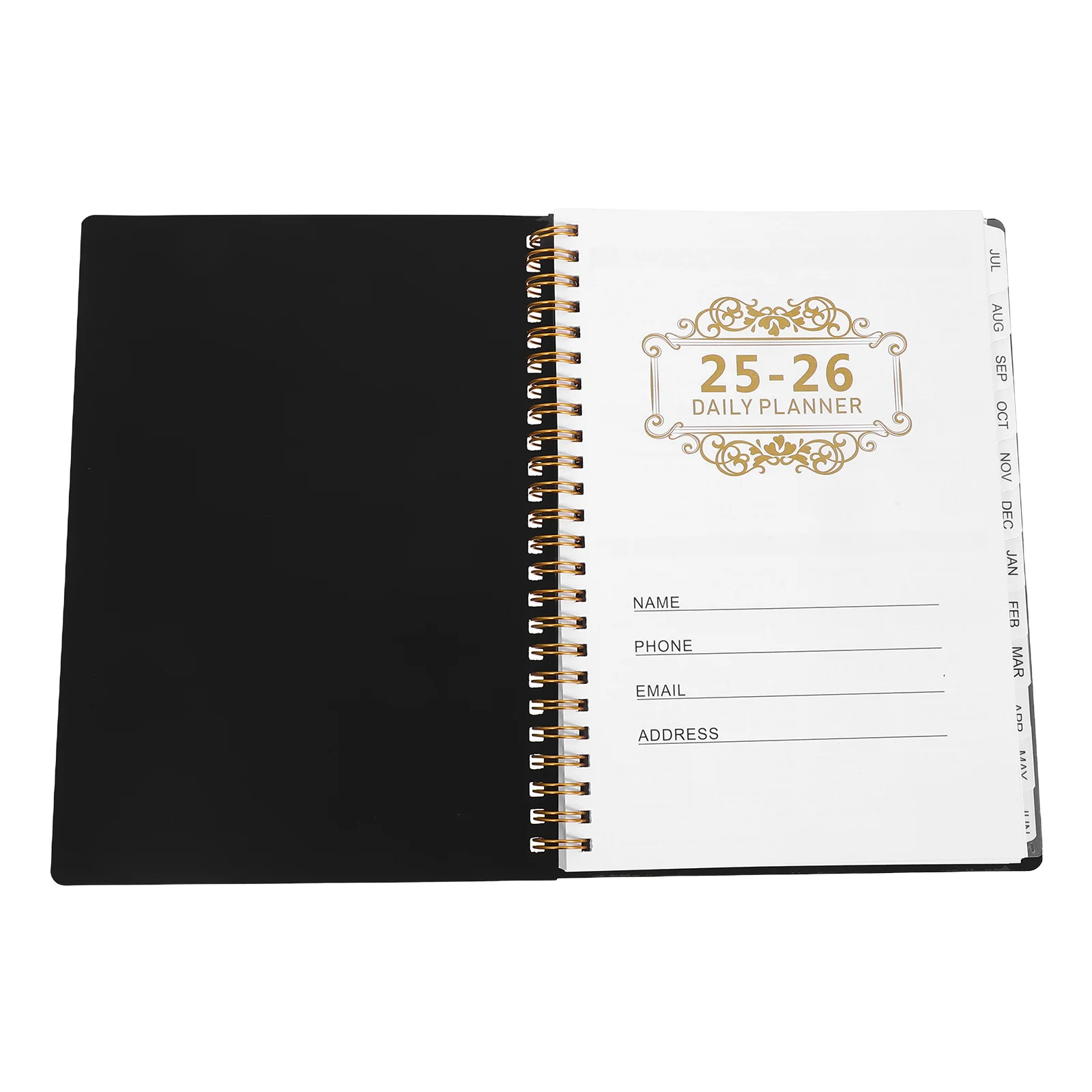 A5 Weekly Planner 2026 Twin-Wire Binding Monthly Calendar Daily Organizer Notebook Thick Paper English Interface For Goals To-Do