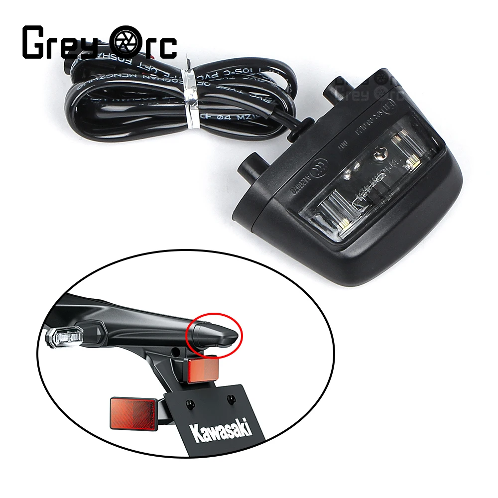 

For Kawasaki Z900 2017-2023 Z H2 VERSYS 1000 2019-2020 ZX-10R 2019 Accessories Motorcycle LED License Plate Lighting