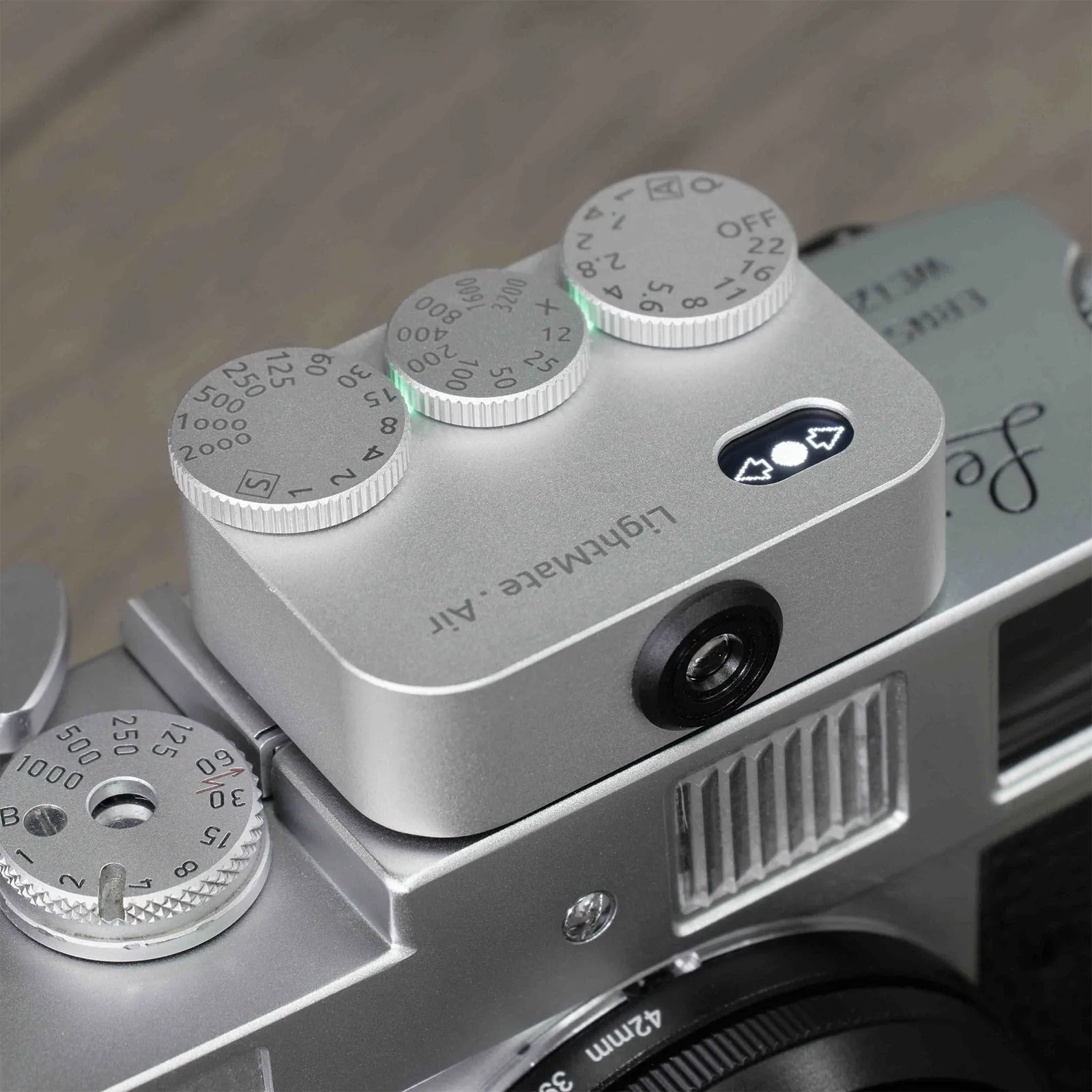 Metall LightMate AirPro Hochpräzises Filmkamera-Lichtmessgerät, 3 Zifferblätter, 35 °   Reflektierendes Weitwinkel-Belichtungsmessgerät