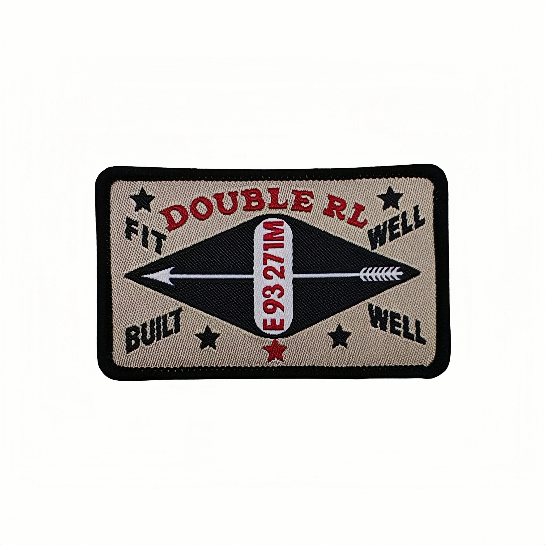 Klassischer amerikanischer Retro-personalisierter DIY-RRL-Stoff-Patch, Stickerei, Bae Sve-Patch mit selbstklebendem Baing