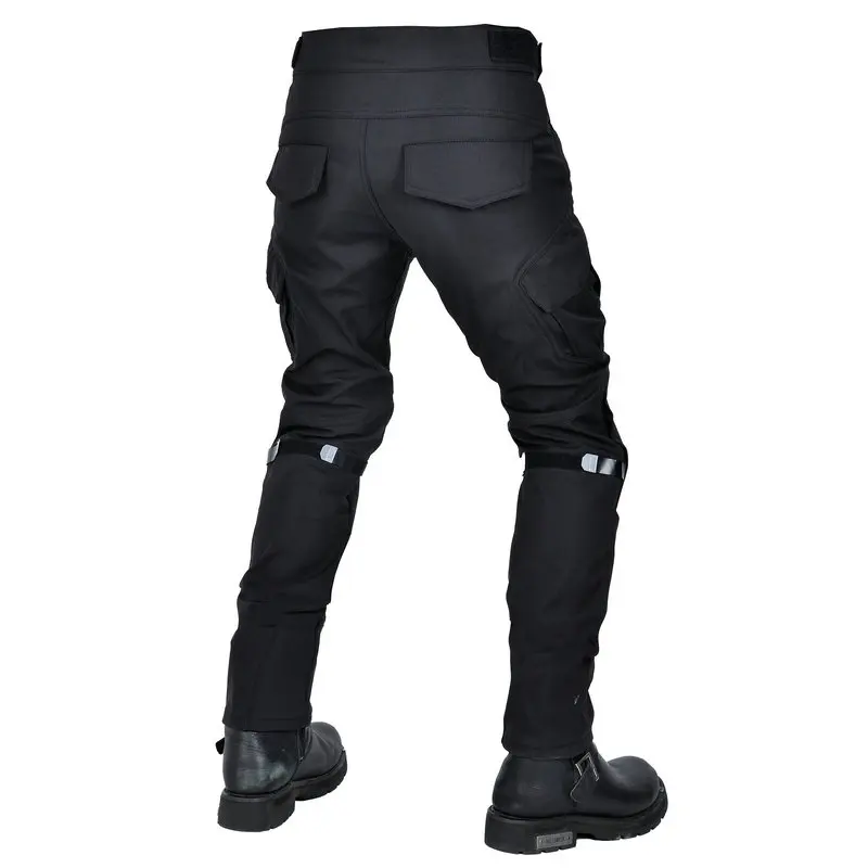 Waterproof Motorcycle Riding Pants All-Season with Reflective Strip Adjustable Waistband Knee And Hip Pad for Outdoor Riding