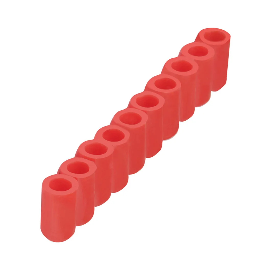 

10Pcs Silicone Drumstick Silent Tips Mute Protectors Covers Practice Tips Red Drumstick Silent Tip Drum Stick Protectors Cover