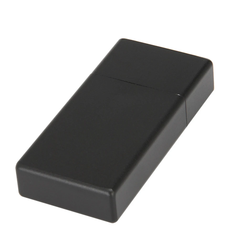 

Portable Aluminum Alloy Mini Pocket Ashtray Drawer Type Outdoor Smoke Anti-Corrosion Lightweight For Travel Black