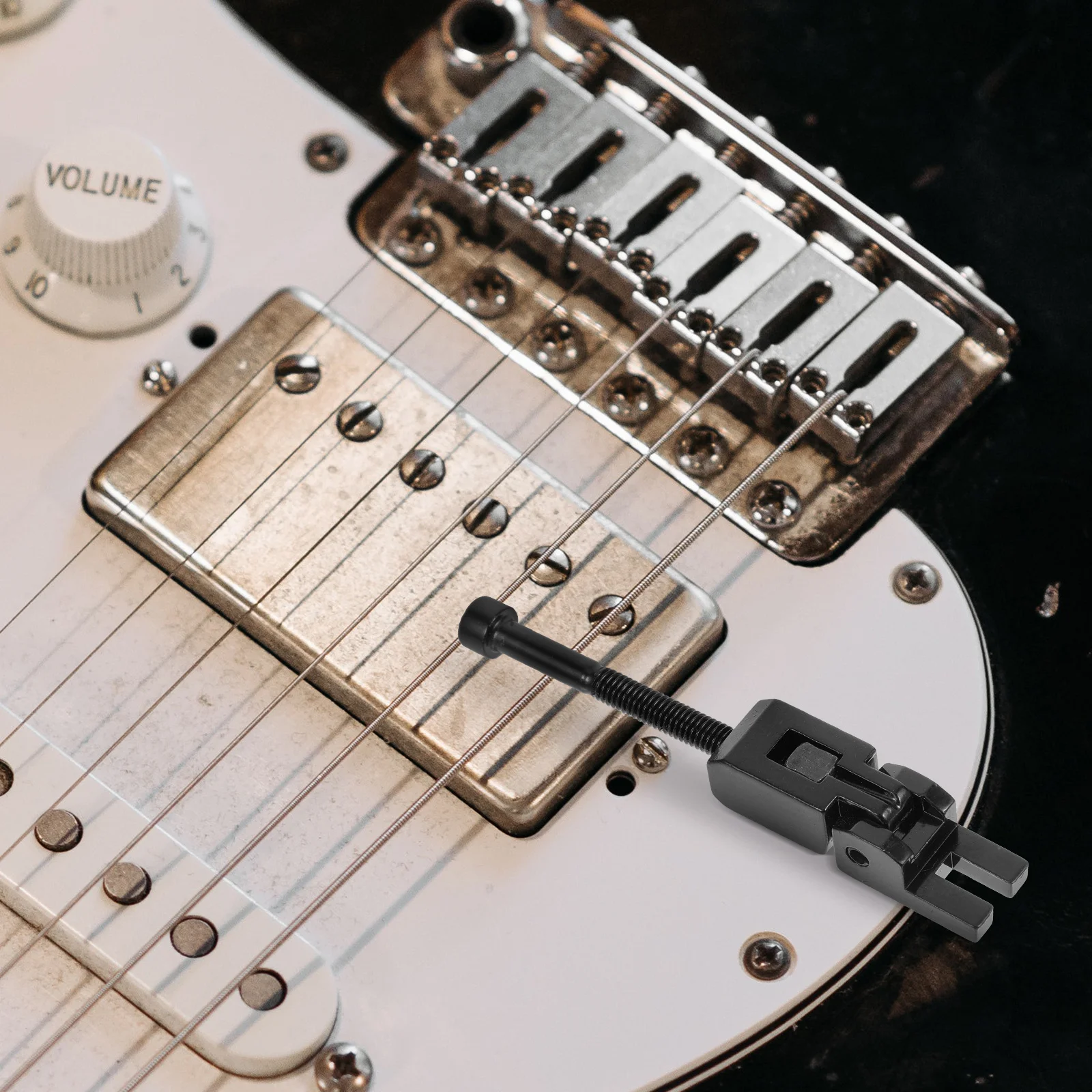 

6 Pcs Double-shaking Bridge Accessories Electric Guitar Saddle Tremolo Parts Component Saddles System Zinc Alloy