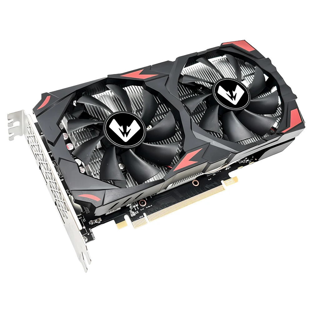 بطاقة فيديو جديدة من SOYO AMD Radeon RX580 8GB 2048SP بطاقة رسومات ألعاب بيضاء GDDR5 256Bit GPU PCIE 3.0x16 للكمبيوتر المكتبي