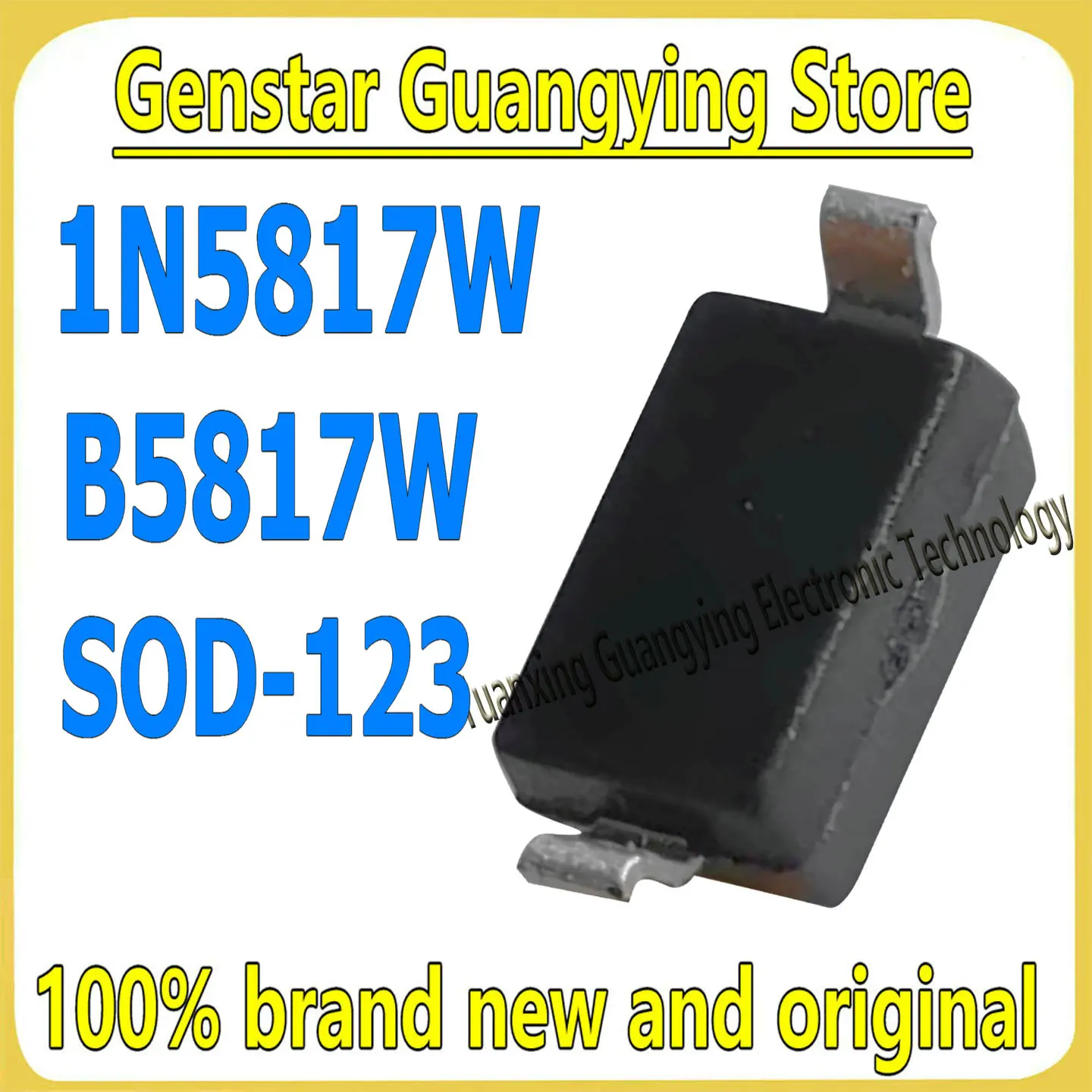(50 pieces) B5817W 1N5817W Markings: S4 SJ SOD-123 20V 1A Schottky diode 100% brand new