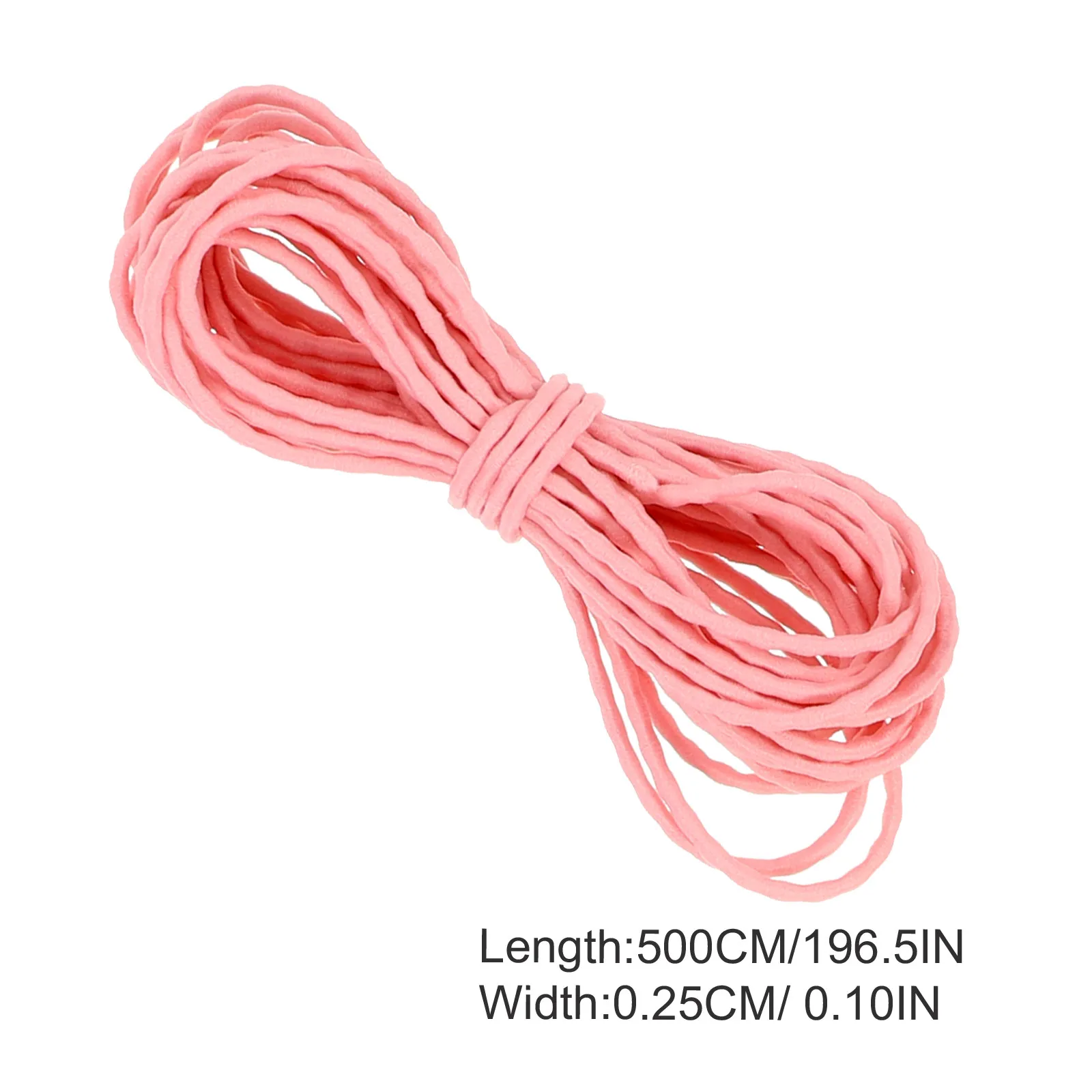 6Pcs Vibrant Elastic Bracelet String Stretchy Cord for DIY Jewelry Making Beading Necklaces Hair Ties Braiding Crafts