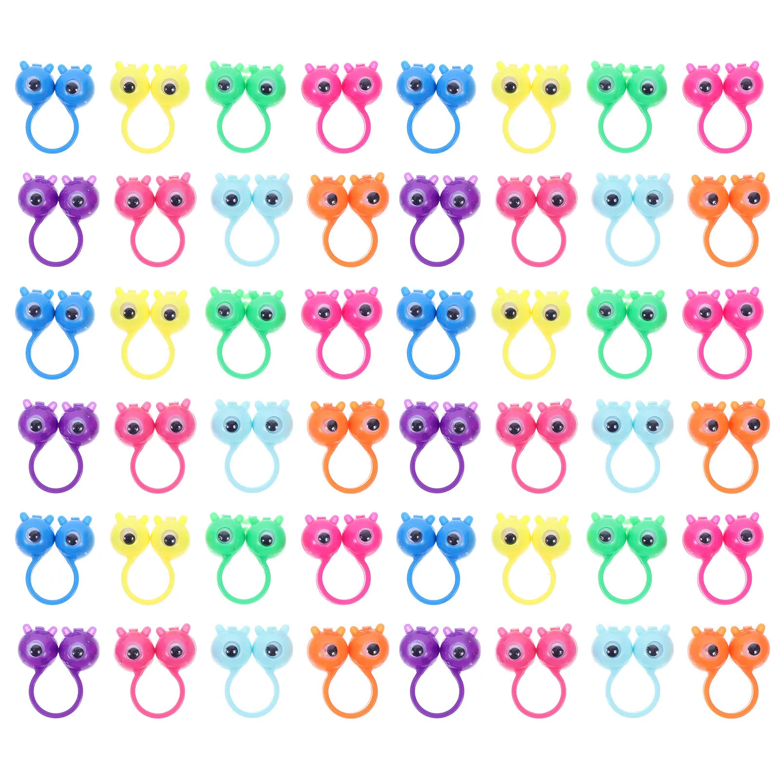 ห่วงตา 50 ชิ้น ห่วงนิ้วมือหุ่นยนต์ตาขยิบ ตาขยิบได้ ของเล่นงานปาร์ตี้ ของขวัญวันเกิดเด็ก รางวัลในห้องเรียน