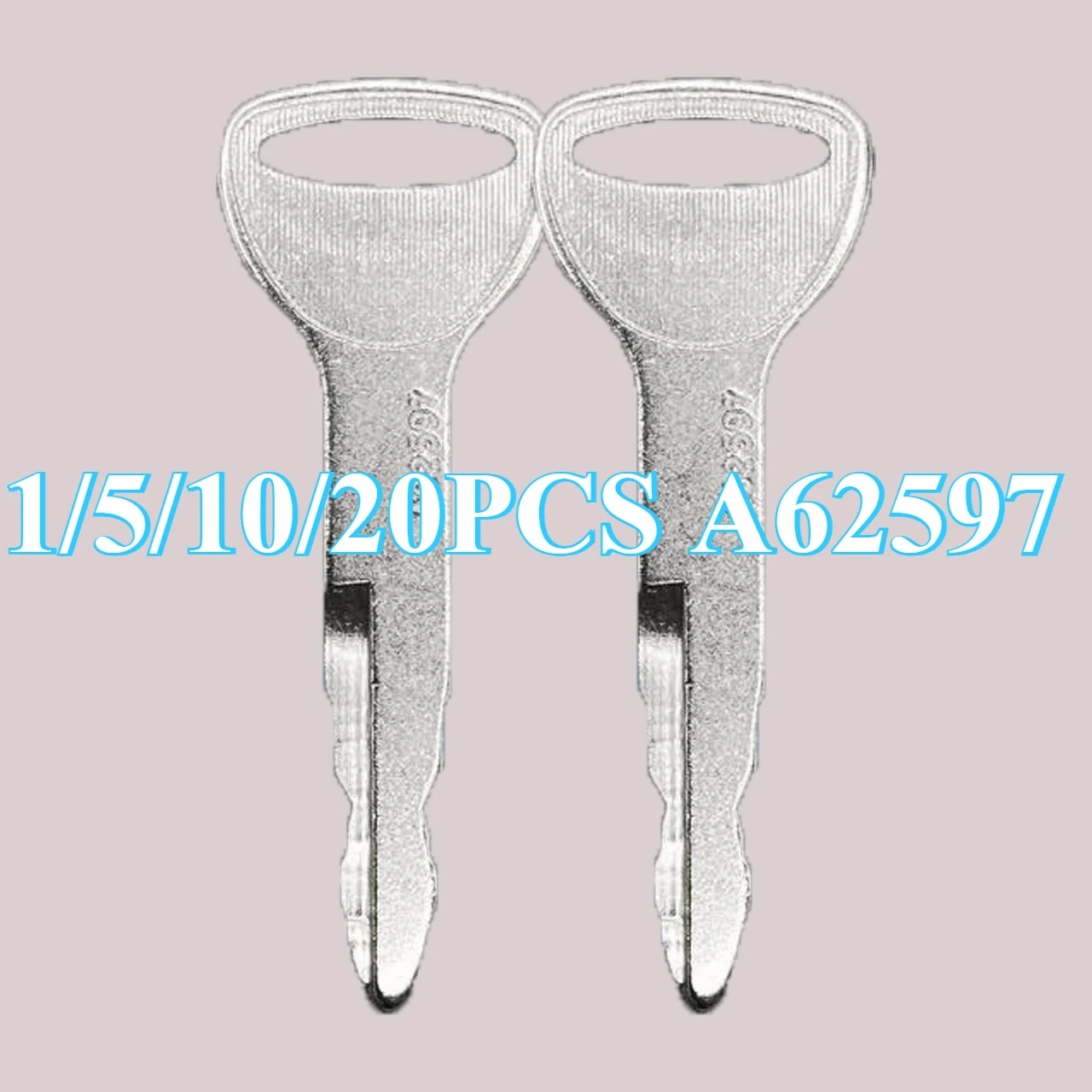 1/5/10/20PCS A62597 Equipment Forklift Ignition Keys New Style Replaces Part # A62597