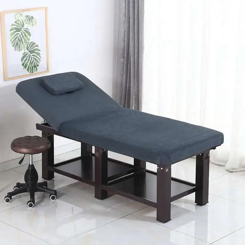 Massage Table Pedicure Beauty Esthetician Portable Spa Folding Bed Headboards Full Body Lit Pliant Salon Furniture MQ50MB