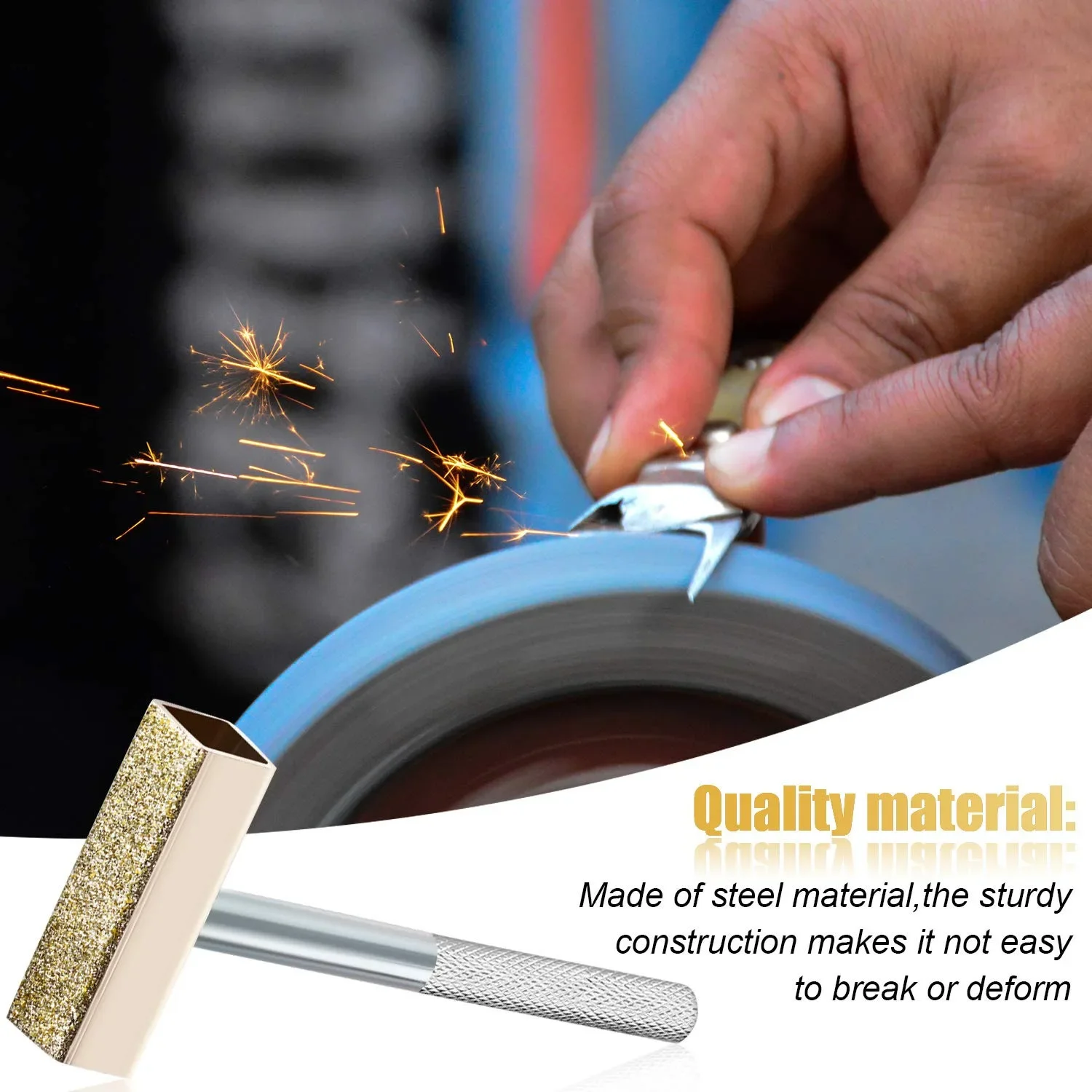 Gecoat oppervlak voor dressing slijpen en ontbramen 1/3/5 stuks slijpschijf dressoir gereedschap diamant wiel steen dressoir met diamant