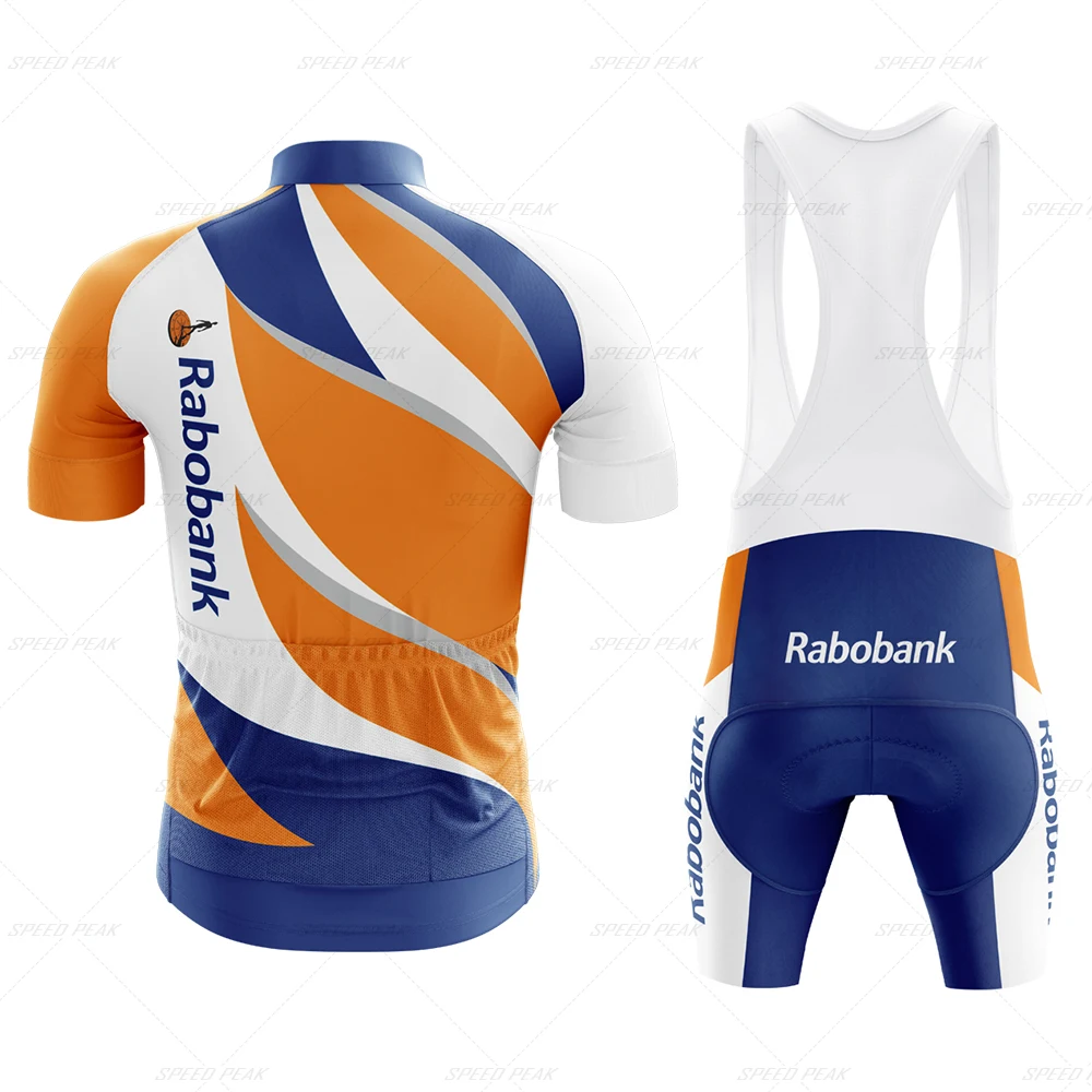 Cycling Jersey Men Set Retro Breathable Short Sleeve Bike Clothing Bicycle Red Clothing Summer Sportswear Bib Shorts Triathlon