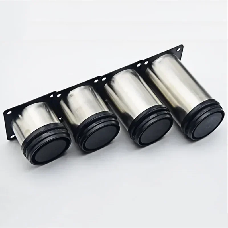 Adjustable Stainless Steel 4Pcs Sofa Foot Cabinet Foot Bed Foot for Kitchen Home Furniture Legs Hardware for Home Decoration