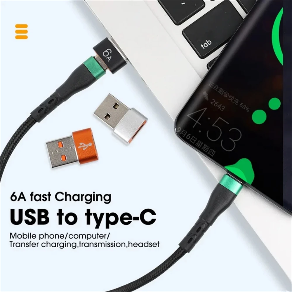 NNBILI 6A OTG USB 3.0 To Type C Adapter USB Female To Type c Male Fast Charging adadpter OTG USB C For Xiaomi Samsung Laptop PC