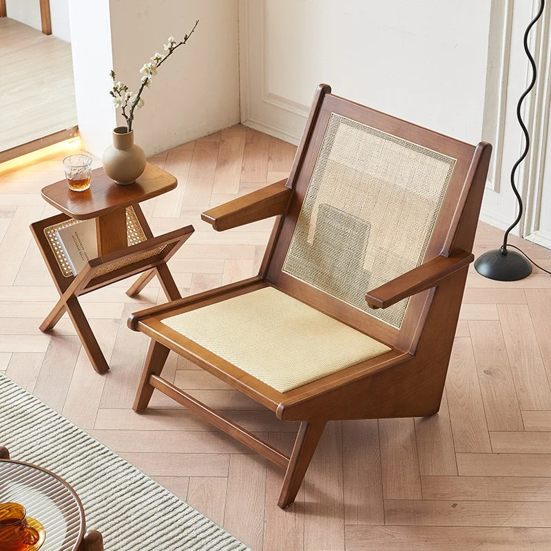 # Classic Convertible Leisure Wooden Frame Wingback Armchair for Bedroom Apartment Hotel Use
