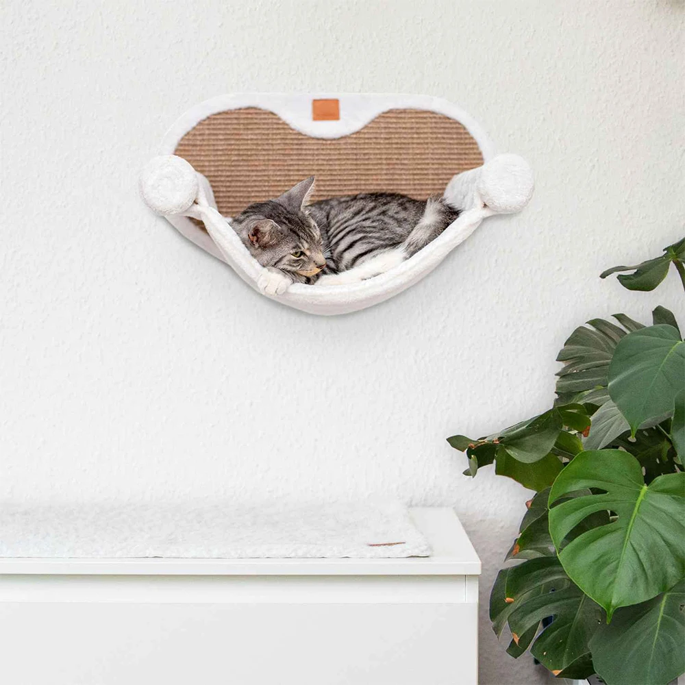 

Factory Direct Sales Pet Cat Products Wall Mounted Cat Bed Shelf Lounging Set Pet Furniture Animal House Cat House Wall