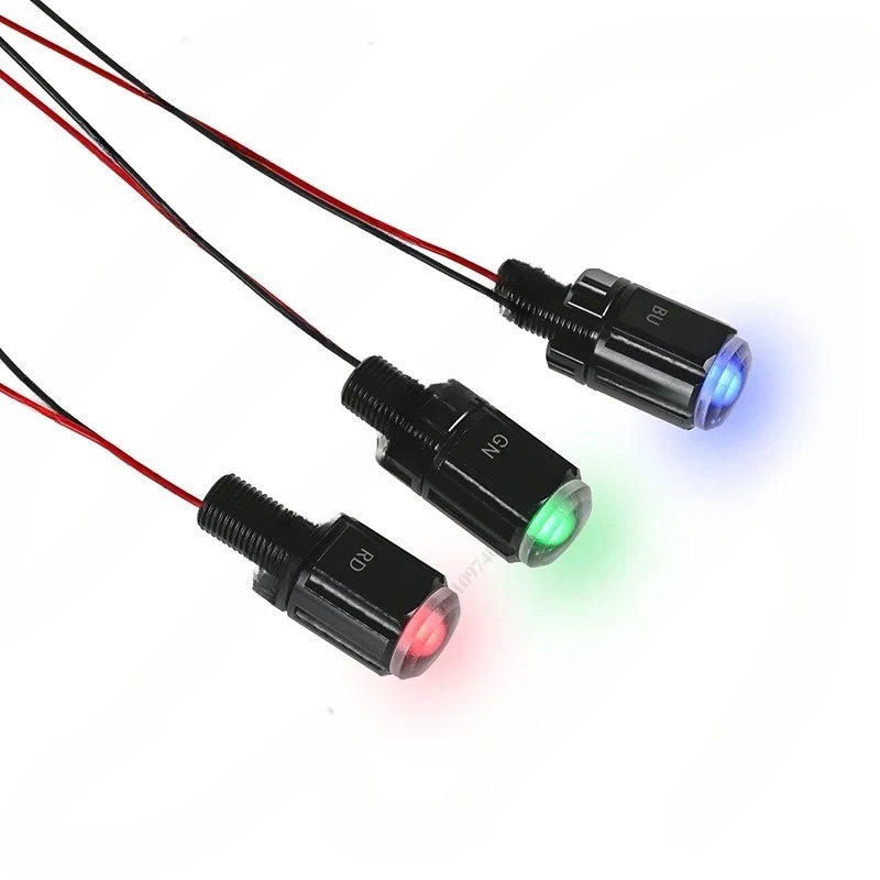 Underwater Indicator Light ROV Signal Light Waterproof Depth 1000 Meters 5MM LED Line Length 200mm Underwater Robot Status Light