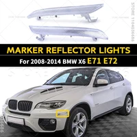 Para 2008-2014 BMW X6 (E71 E72) luces reflectoras de marcador lateral de parachoques delantero 63147187087 63147187088