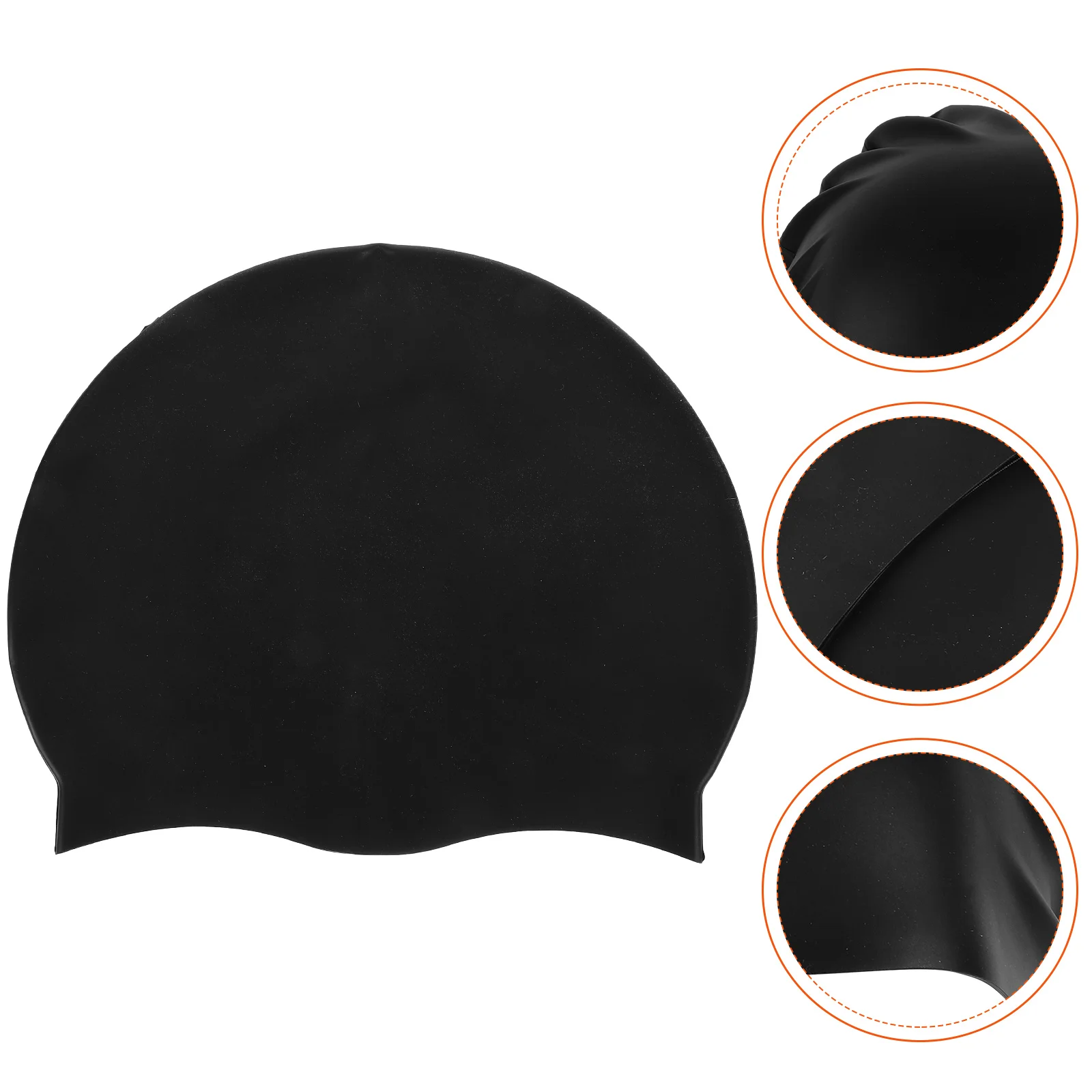 

Earmuff Swim Cap Swimming Caps for Men Hair Adult Waterproof Rubber Accessory Hat Sports Elastic Scarf Miss