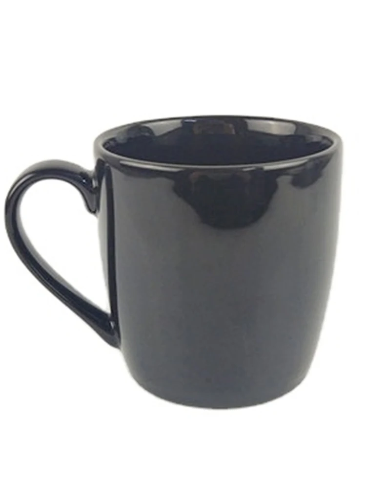 Ceramic Teacup Mug Coffee Mug Wide Ceramic Monochrome Coffee Mug Teacup