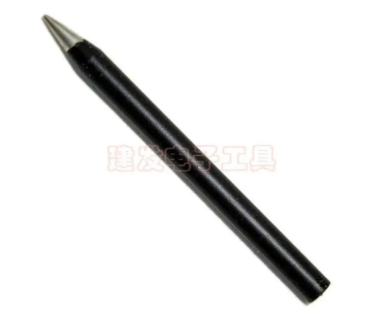 Black Silver Tone 70mm Long 60W Power Soldering Iron Tip