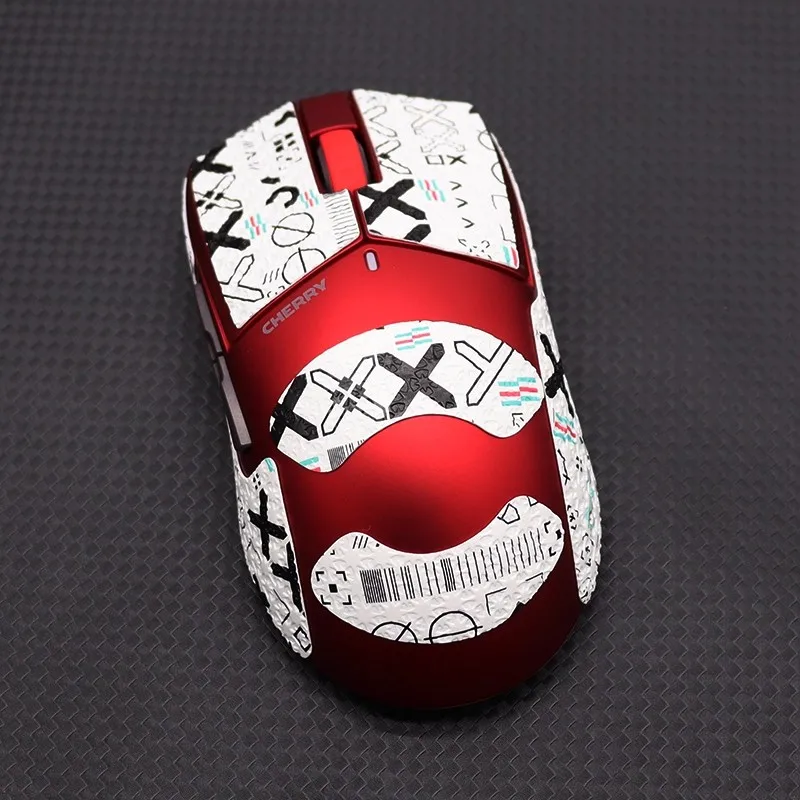 

1 комплект противоскользящей наклейки для мыши для игровой мыши CHERRY MW5500 ‌ ‌ Нескользящая лента против пота, ультратонкая