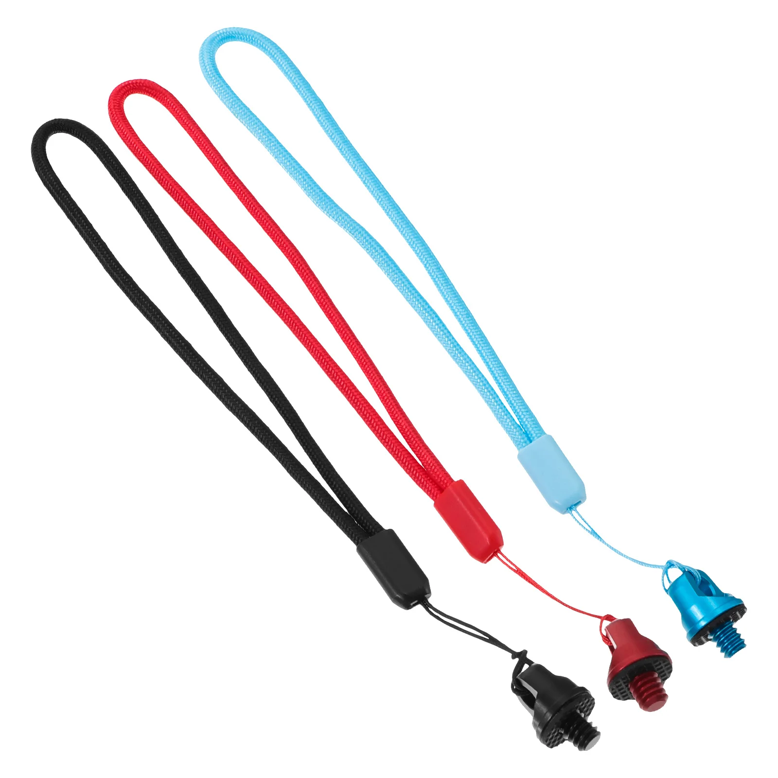 

3pcs Selfie Stick Lanyard Nylon Camera Wrist Strap For Sports Camera Outdoor Travel Durable 1/4 Screw Hole Compatible