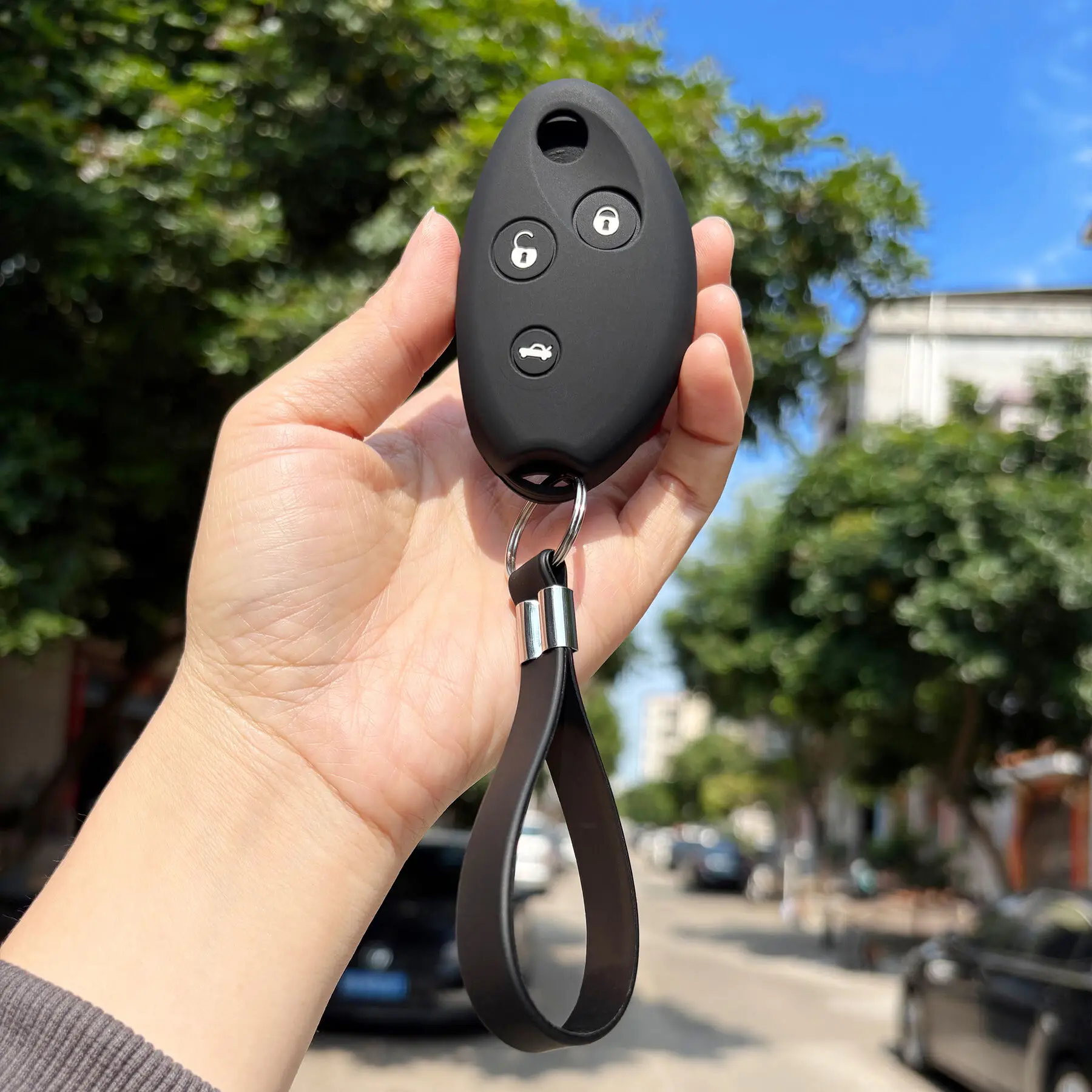 Soft Key Cover Case For Citroen C2 C3 C4 C5 C6 C8 Saxo Sega Xsara Picasso Berlingo SX9 Funda Fob Protector Keychain Accessories