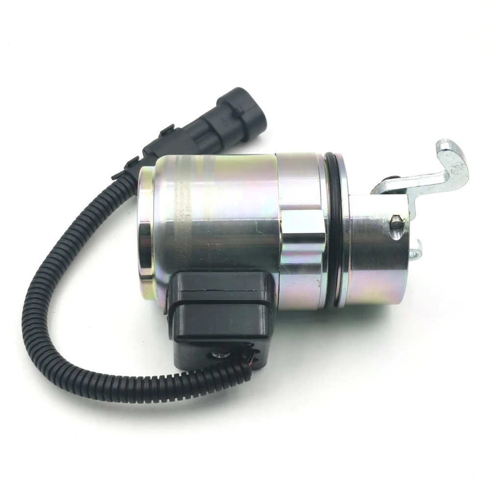 

12V Electric 04272956 04287116 6686715 Fuel Shutoff Solenoid Valve Compatible with Deutz F2L2011 BF3L201 BF4L2011 Engines