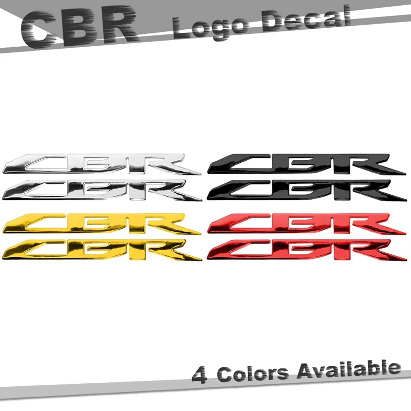 3D Motorcycle Stickers Tank Side Strips Logo Emblem Racing Fairing Decals For All CBR 600/1000RR CBR300/250/500R