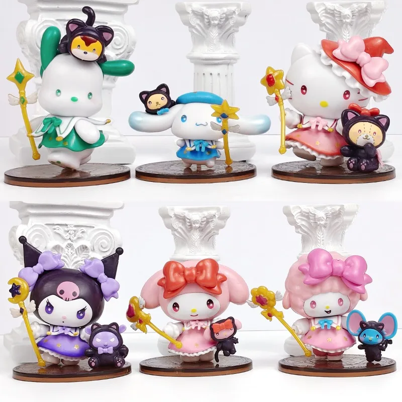 星空の夜パーティー マジシャン サンリオ ブラインドボックス フィギュア クロミ ドール マシン ドール ツイストエッグ オーナメント ドール おもちゃ