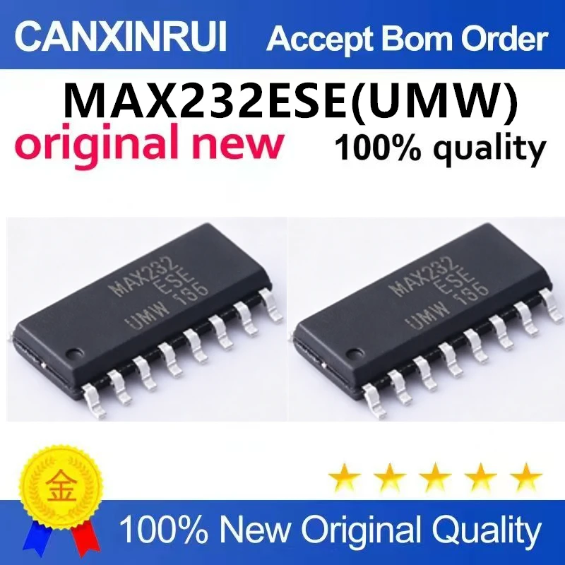 （5pcs-10pcs）Original genuine UMW MAX232ESE SOP-16+5V RS-232 driver