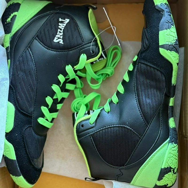 Professional Boxing Shoes for Men Women Luxury Brand Wrestling Shoes Couples Black White Fighting Shoes Competition Sport Shoe