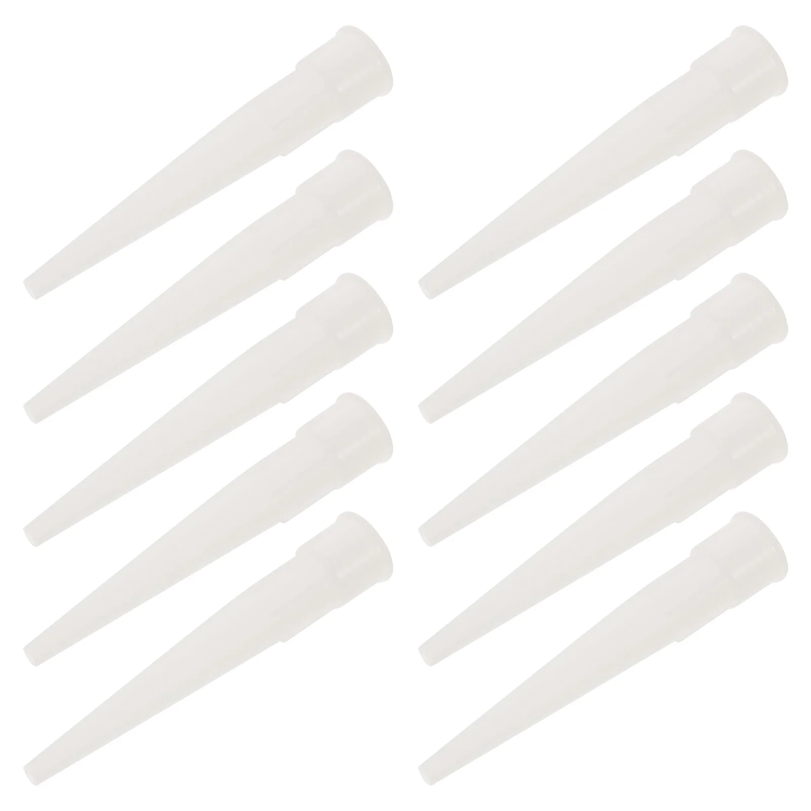 

10pcs Hard Glue Gun Heads Durable Plastic Caulk Tool Kit Large Nozzles Hose Spout Tips Precision Application Longterm Finishing
