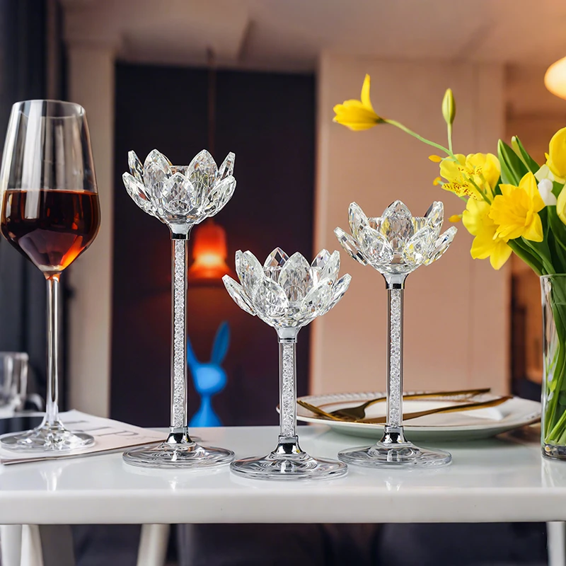 

Подсвечник из хрустального стекла, романтическое свадебное художественное украшение, подсвечник для вечеринки в отеле, гостиной, украшение дома, чашка