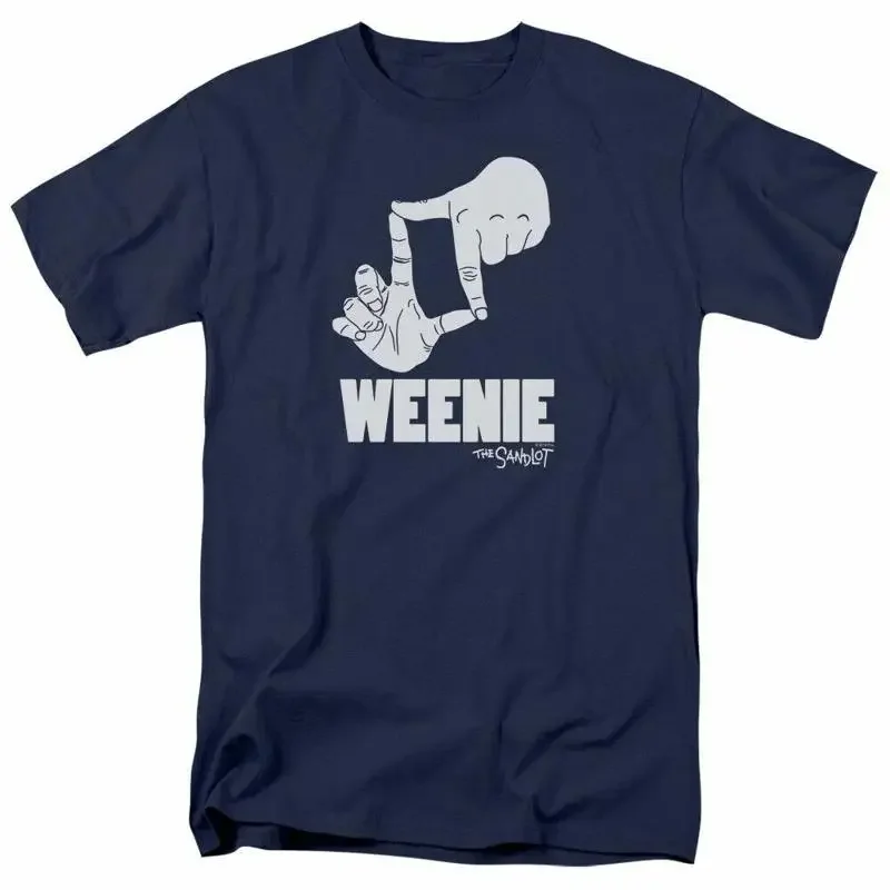 The Sandlot L7 Weenie T Shirt Mens Licensed Classic Baseball Movie Navy