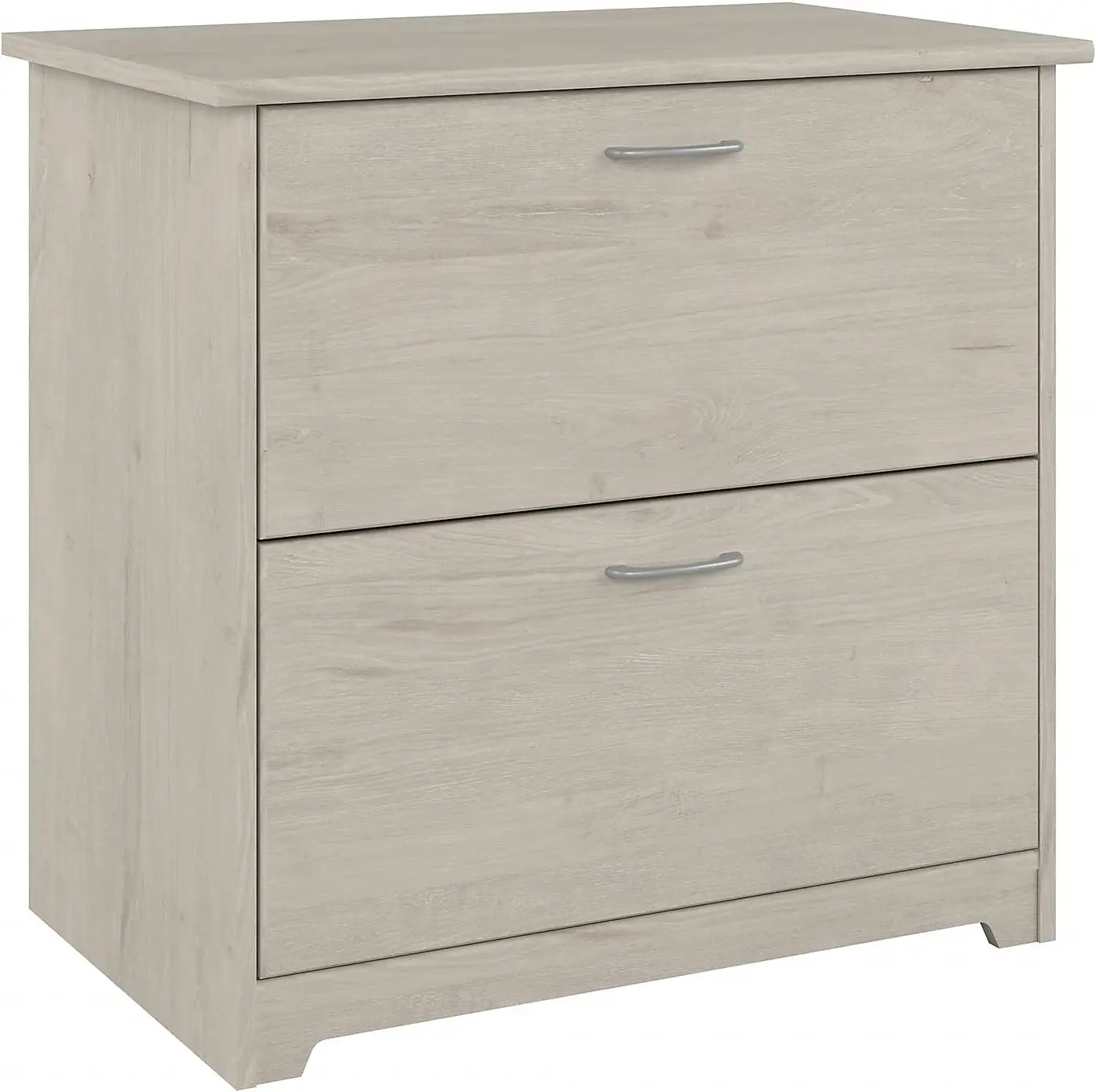 

2-Drawer Lateral File Cabinet Letter/Legal Linen White Oak 31-Inch