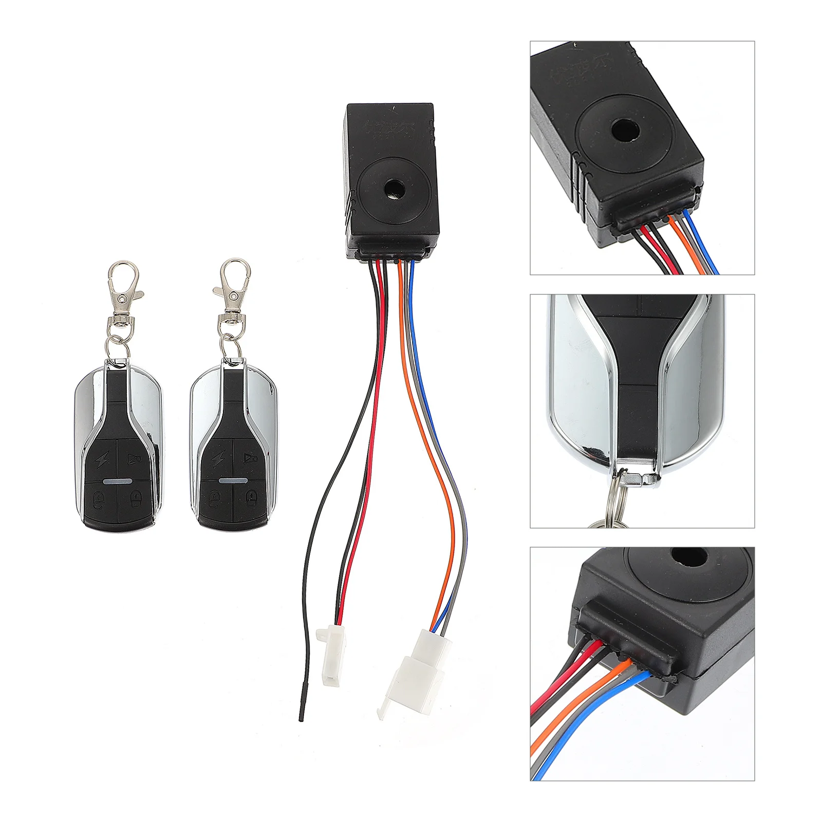 

120M Long Range Waterproof Anti-Theft Alarm System Remote Keyless Start Lock Unlock For Scooter Security System Engine