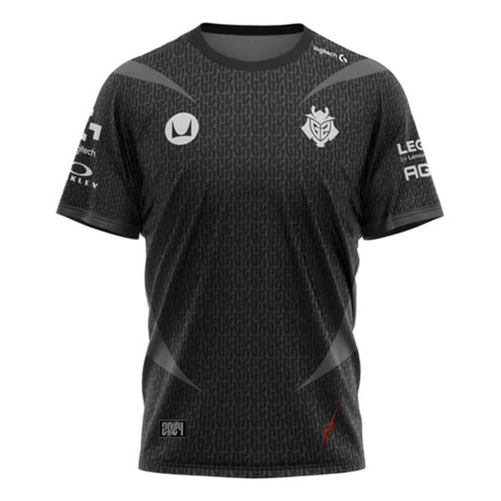 2025 CSGO Major G2 Esports Club Camiseta de soporte CS2 Juego de entrenamiento Uniforme Camiseta para hombre Camiseta del equipo de competición deportiva 1