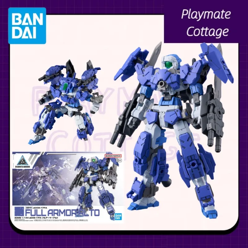 

BANDAI Genuine 30MM EEXM-17FA Anime Character FULL ARMORALTO Assembled Hands-on Model Original Box Brand New for Kids Gift