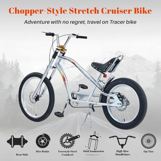 Vélo chopper adulte sale