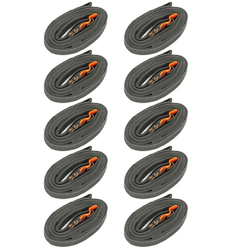 HOES-Cargo Tie-Down Straps With Snap-On Cinch Straps For Air Transport Of Travel Gear, Camping Supplies And Luggage