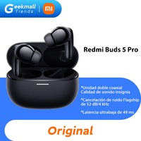 Original Redmi Buds 5 Pro Earphone 52dB Active Noise Cancellation Hi-Res Audio 4kHz Ultra-wide Frequency Noise Cancellation