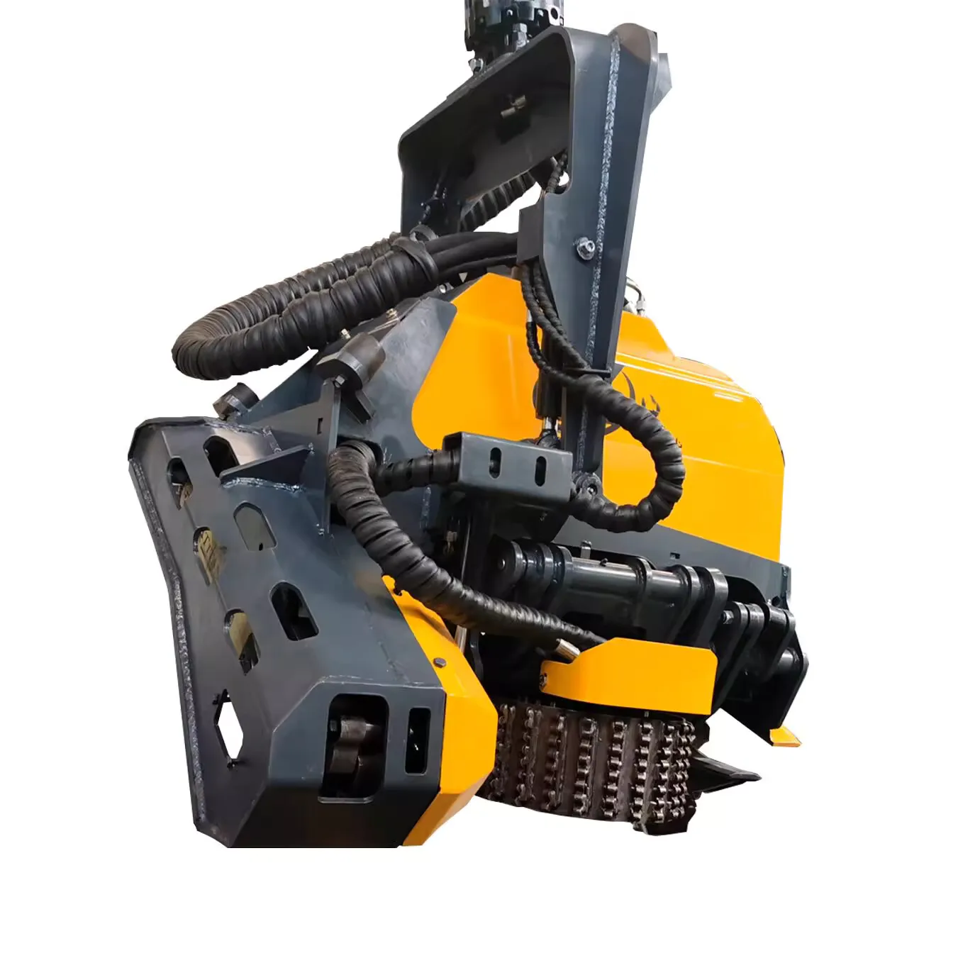 Tree Harvester Head In Stock 360 Degree Rotary All In One Felling Cutting Attachment Fit 12‑30 Ton Excavator Forestry Logging